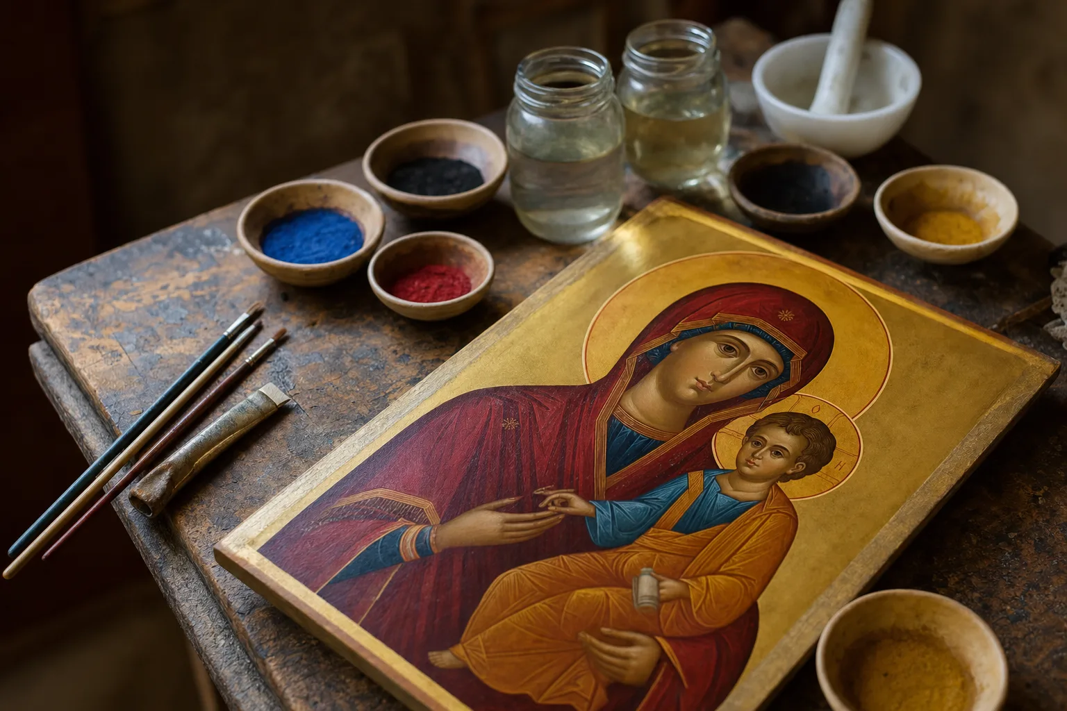 La signification des couleurs dans les icônes orthodoxes