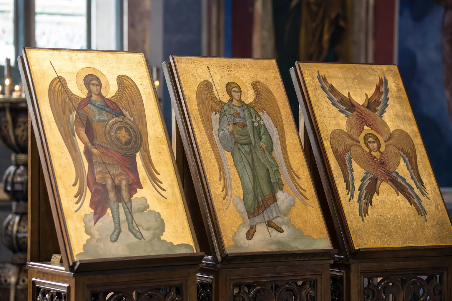 Les anges dans l'iconographie chrétienne orthodoxe